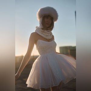 Selkie Frosted Veuve Dress size small with never worn bloomers